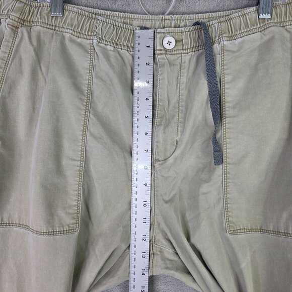 Mens Tommy Bahama Khaki Drawstring Pants Elastic Waist Cotton Tencel Stretch XXL - Picture 4 of 9